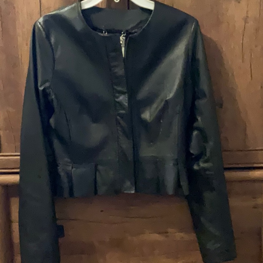 BB Dakota black leather jacket